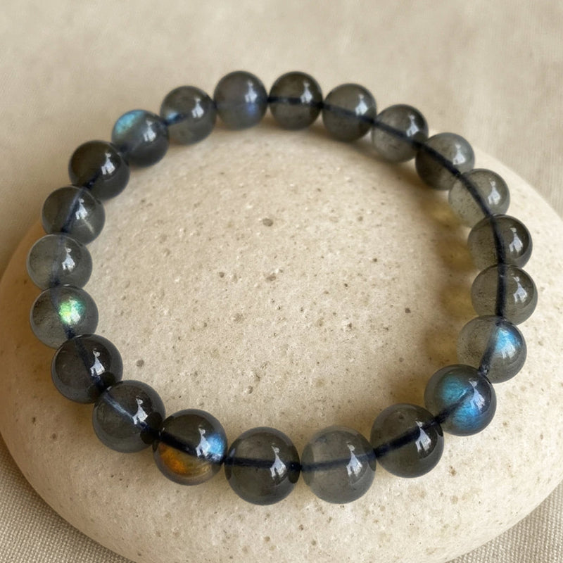 Bracelet Protection en Labradorite — Protection et Intuition - Tatum Cristal