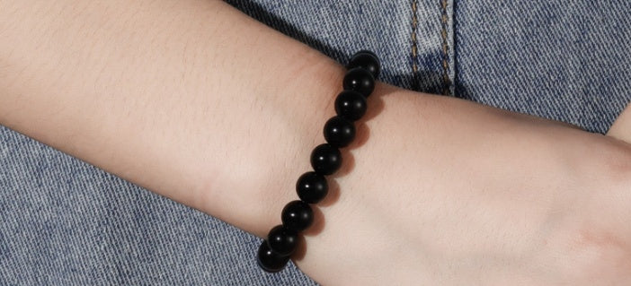 Bracelet Onyx noir - Tatum Cristal