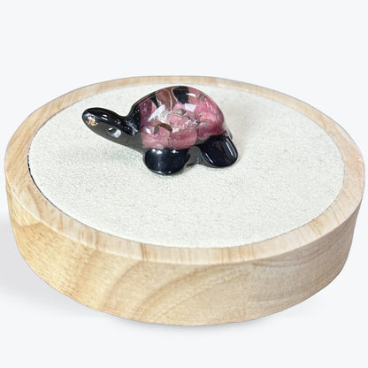 Tortue en Résine avec Thulite