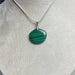 Pendentif Malachite médaillon
