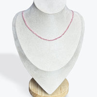 Collier Quartz Fraise Facetté - 5