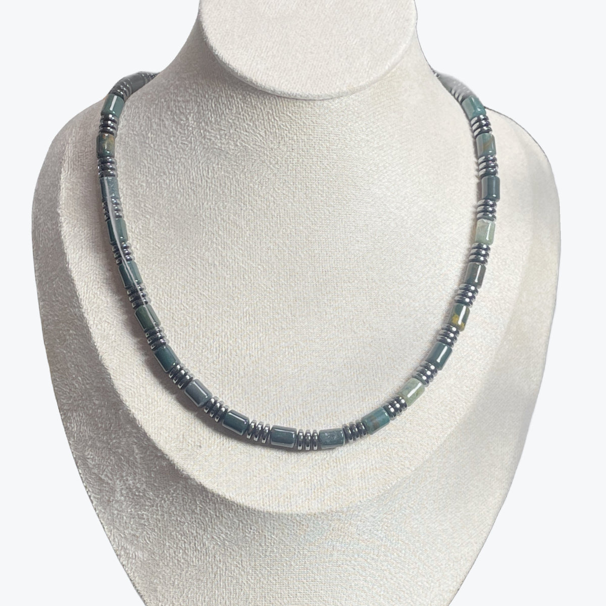 Collier Tube 6mm / fermoir acier inoxydable
