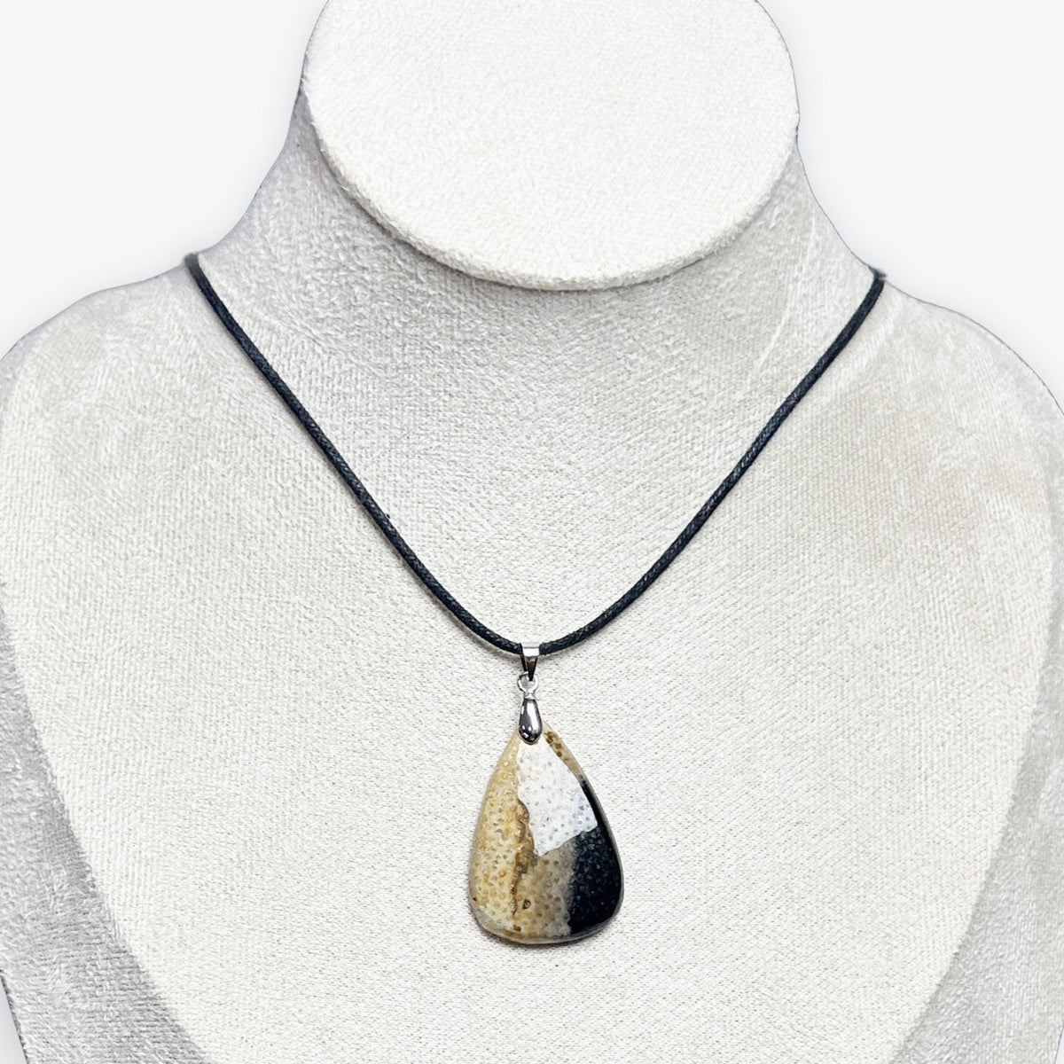 Pendentif - Bois De Palmier Fossilisés - Indonésie