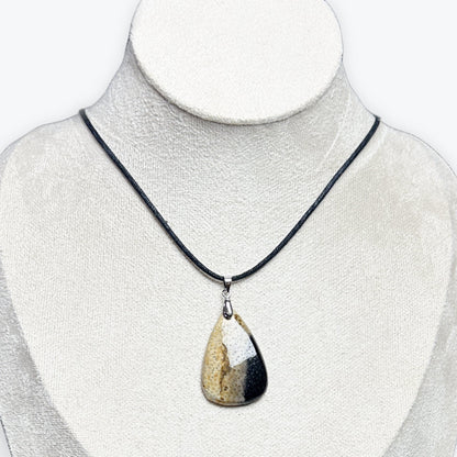 Pendentif - Bois De Palmier Fossilisés - Indonésie