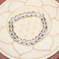 Bracelet en Cristal de Roche - Purification et Amplification 8mm