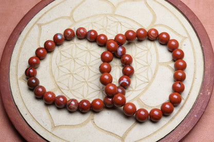 Bracelet Jaspe Rouge