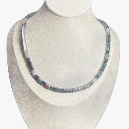 Collier Tube 6mm / fermoir acier inoxydable
