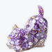 Figurine de Chat en Résine 4,5 cm avec Queue, Décoration en Agate teinté