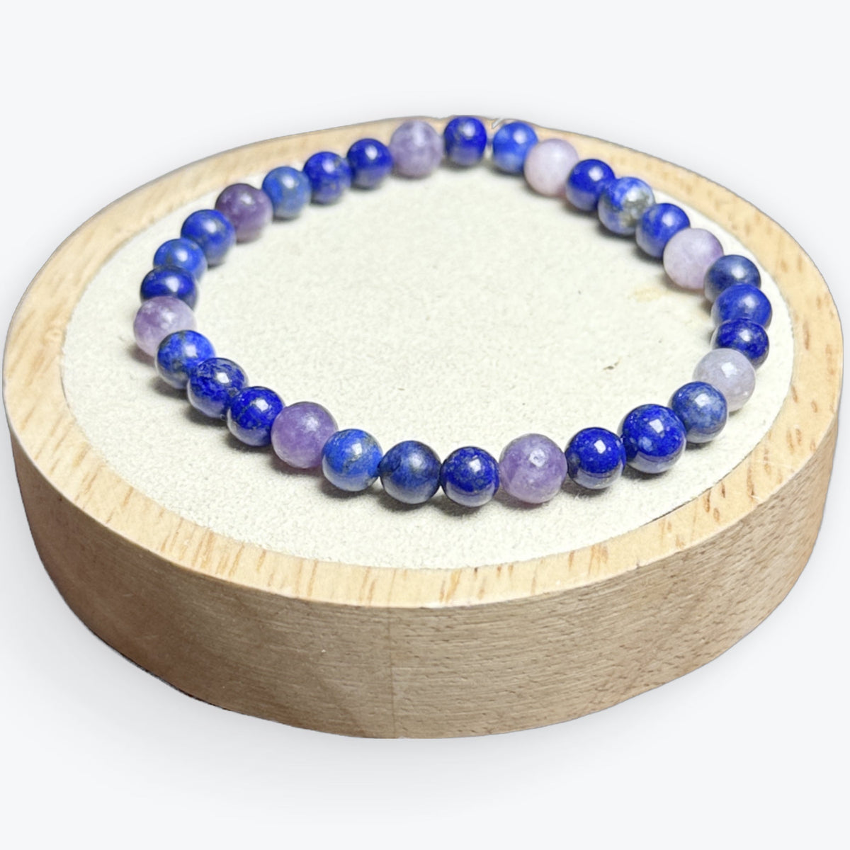 Bracelets Lapis Lazuli & Lepidolite 6 mm