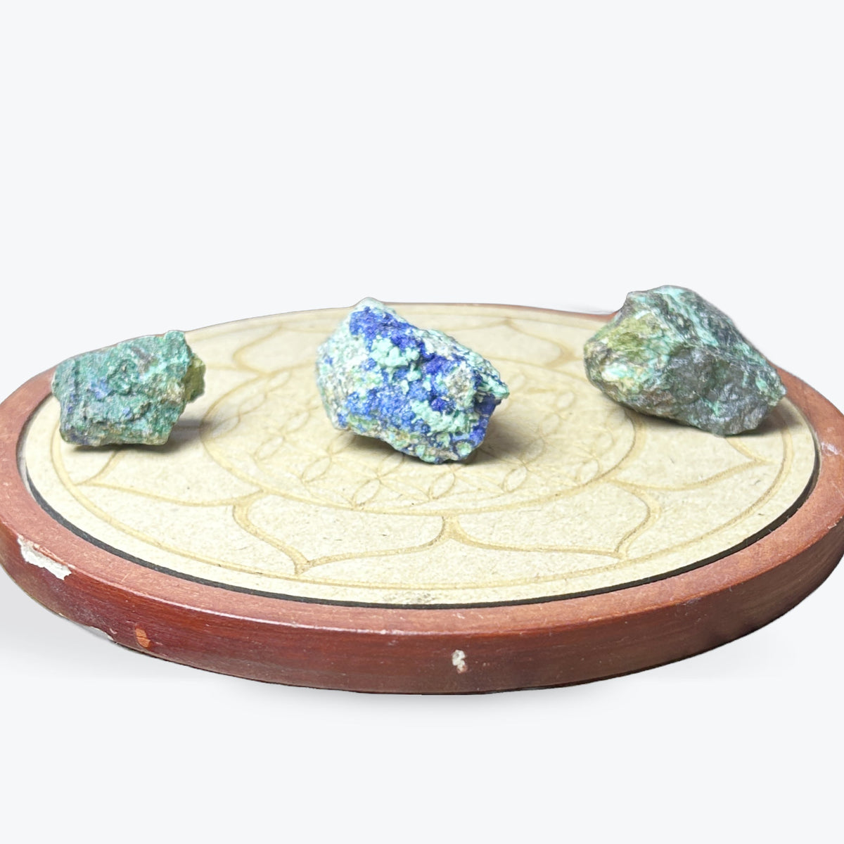 Pierre brute d'azurite-malachite - 3