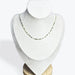 Collier Prehnite Facetté - 2