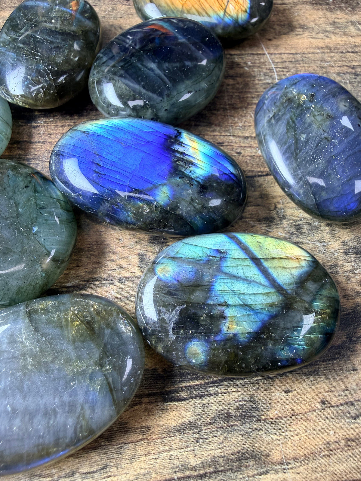 Galets en Labradorite - 30gr - 4,5x3 cm