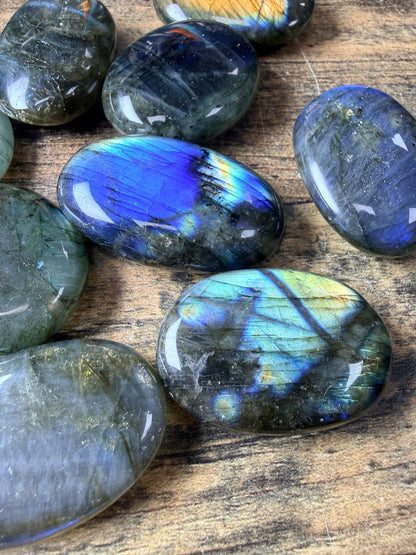 Galets en Labradorite - 30gr - 4,5x3 cm