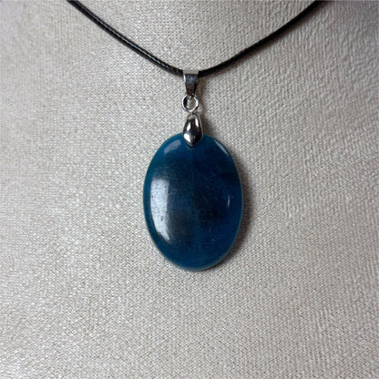 Pendentif - Apatite Bleue de Madagascar