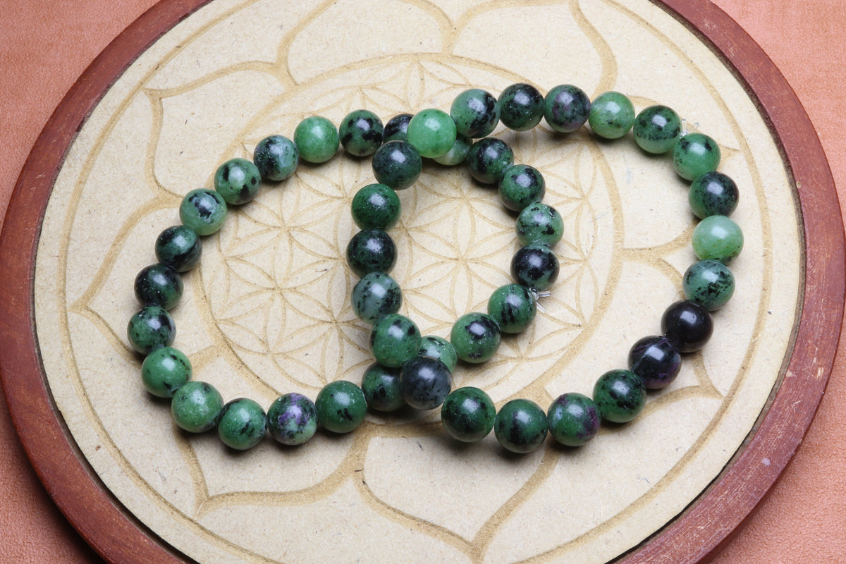 Bracelet Rubis sur Zoïsite