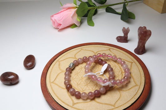 Bracelet Quartz Fraise