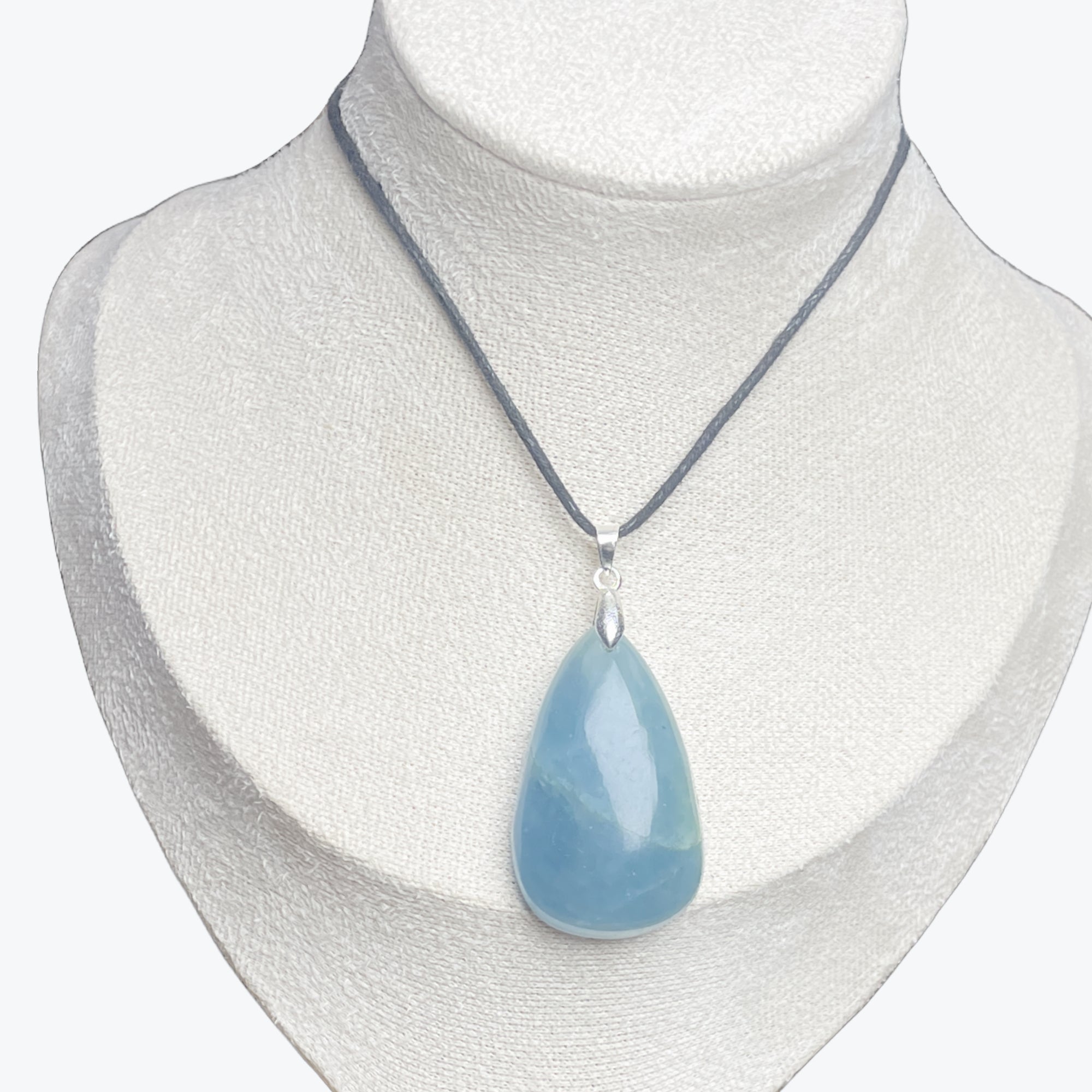 Pendentif Aigue-marine goutte