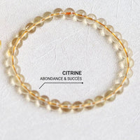 Bracelet "Éclat de Prospérité" en Citrine — Abondance et Joie - Tatum Cristal