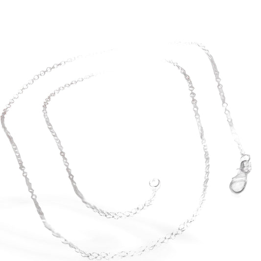 Chaîne fantaisie plaqué argent 925 - 2