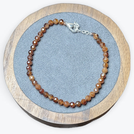 Bracelet Grenat Hessonite