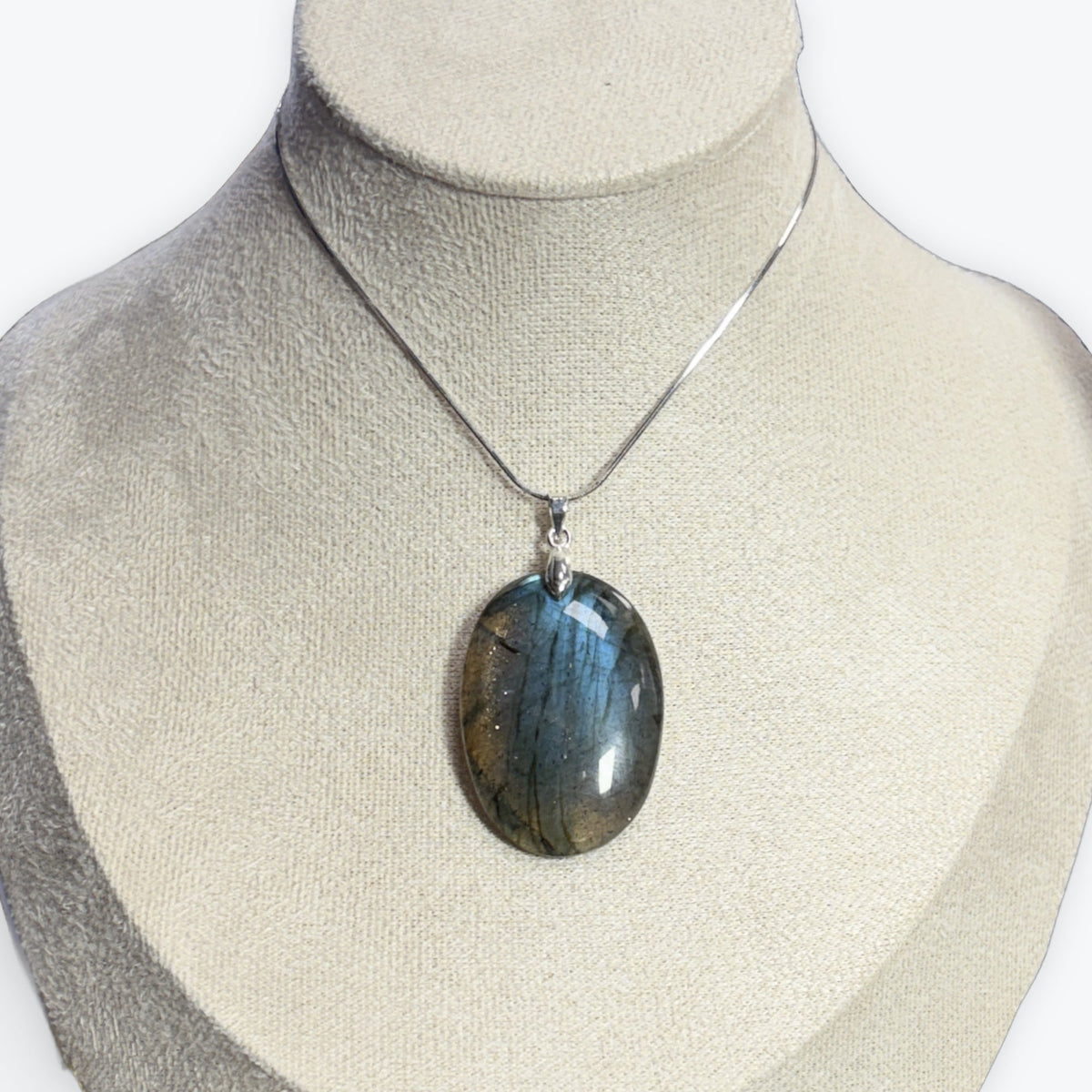 Pendentif en Labradorite avec bélière - Formes variée