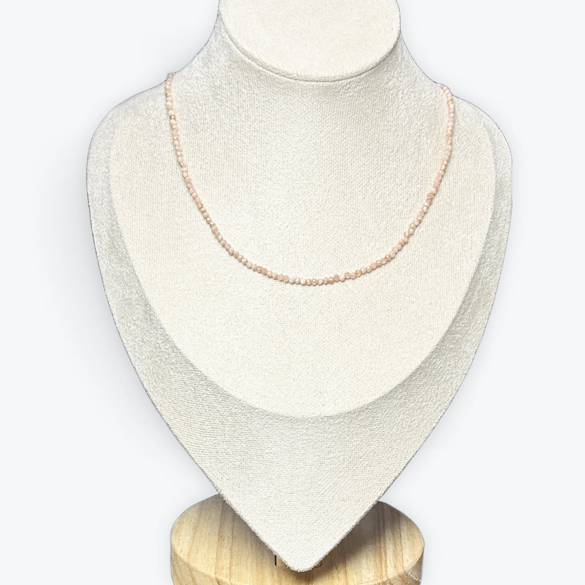 Collier Rhodochrosite Facetté – photo 3