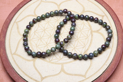 Bracelet Jaspe Sang de Dragon