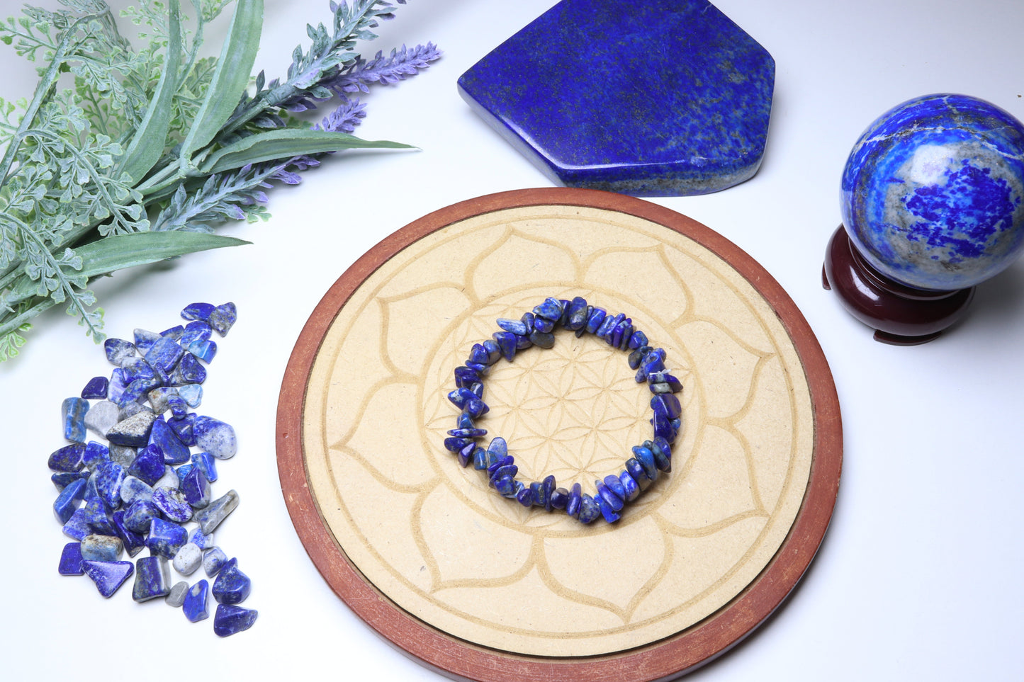 Bracelet Lapis Lazuli Baroque