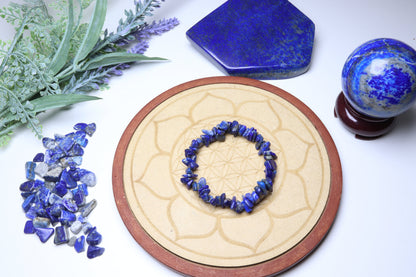Bracelet Lapis Lazuli Baroque