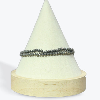 Bracelet Pyrite facetté - 2