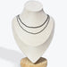 Collier Obsidienne Œil Céleste Facetté