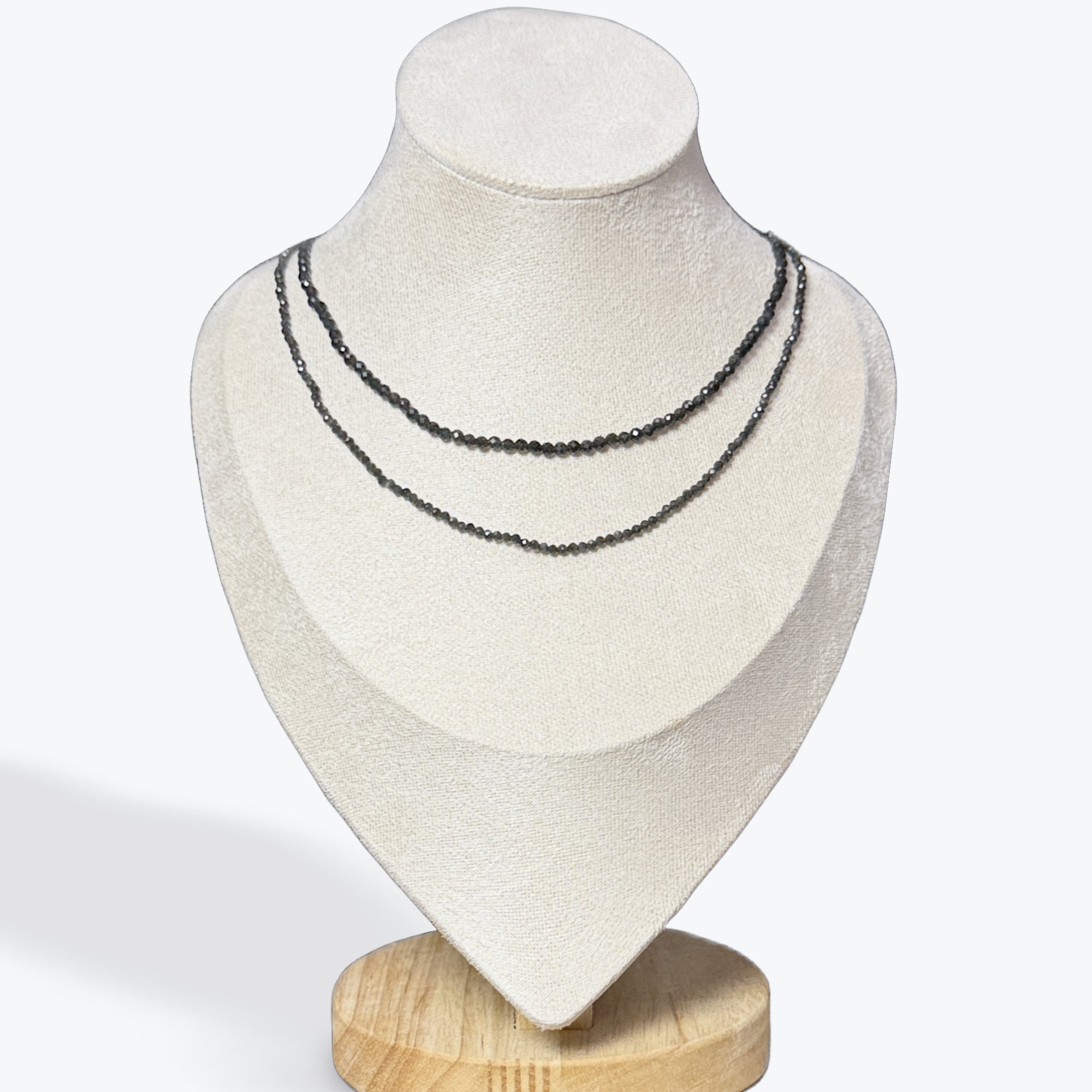 Collier Obsidienne Œil Céleste Facetté