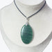 Pendentif Aventurine Verte Ovale