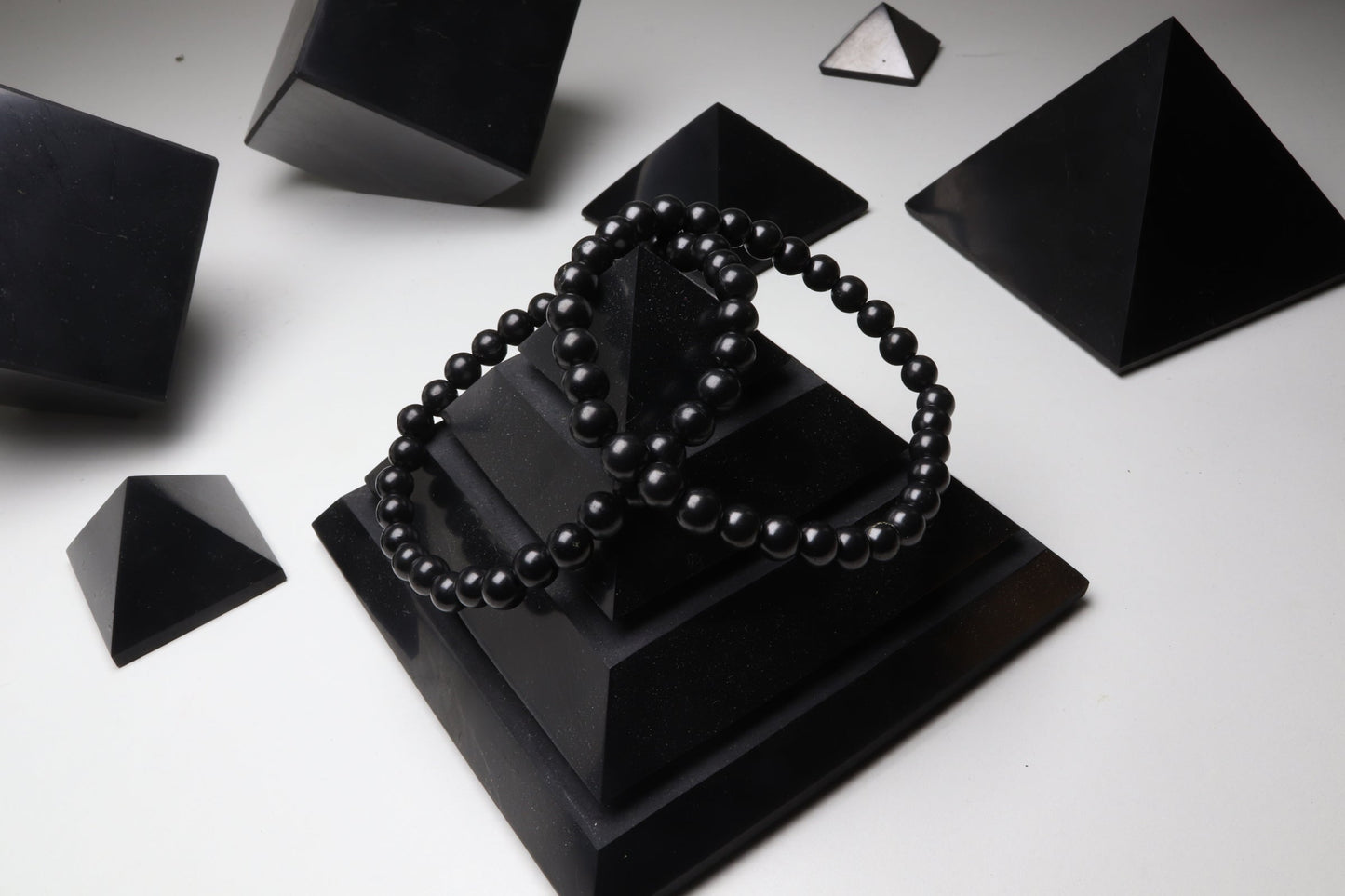 Bracelet en Shungite - Bouclier Anti-Ondes - photo 3