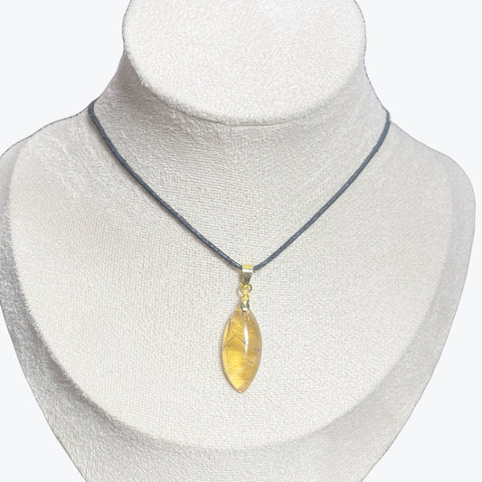 Pendentif citrine goutte