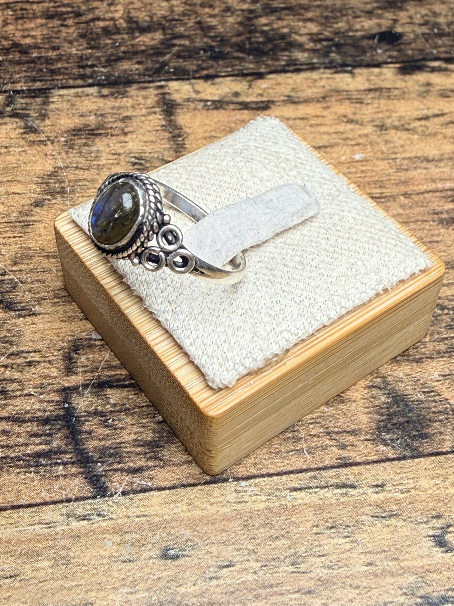 Bague Labradorite ovale