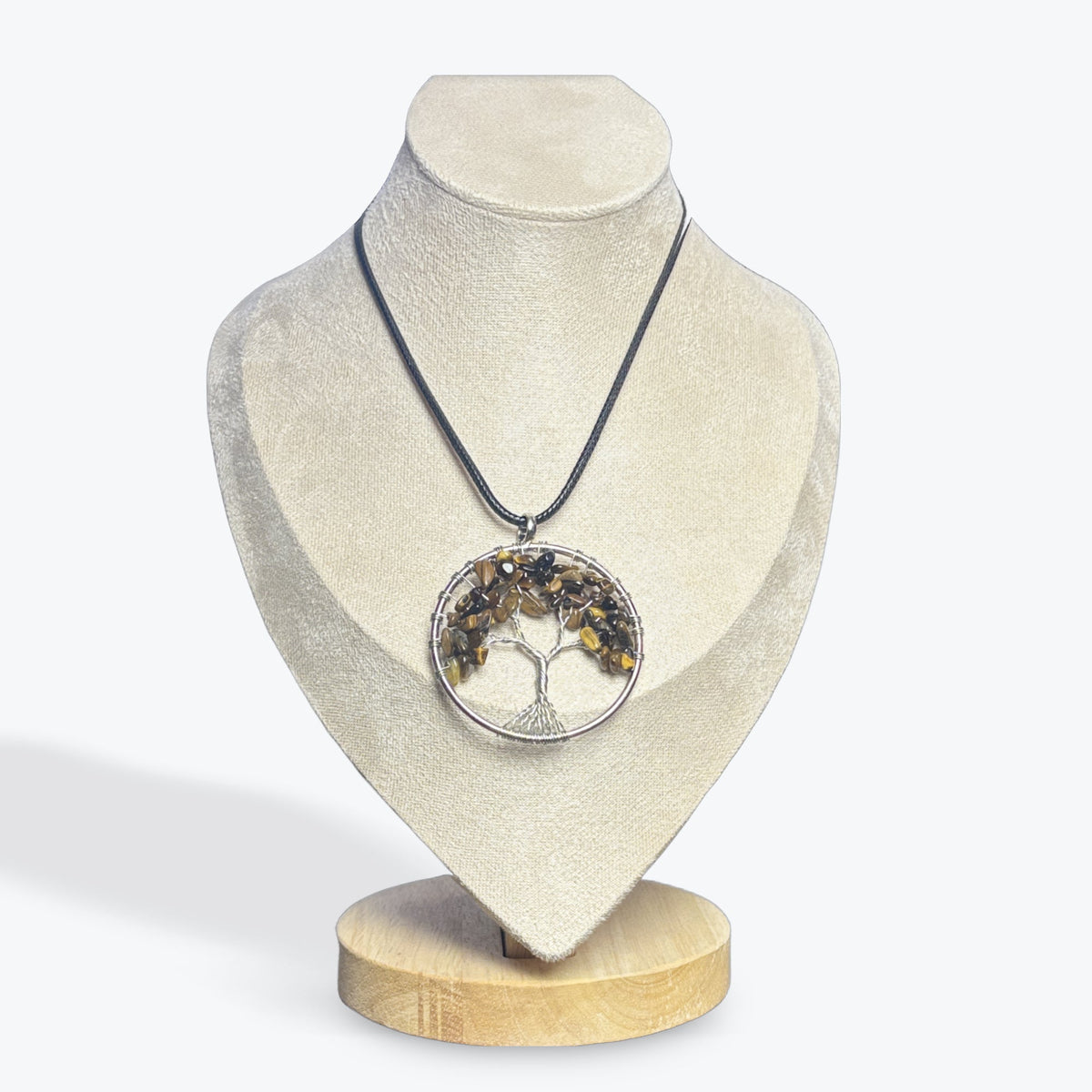 Pendentif Arbre de Vie Oeil de Tigre