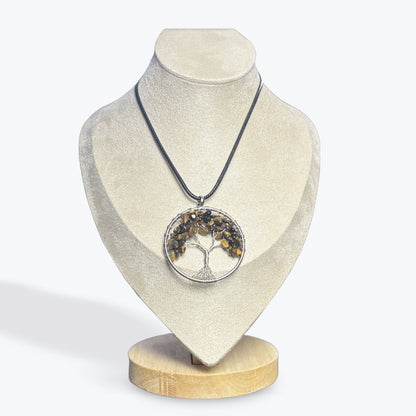 Pendentif Arbre de Vie Oeil de Tigre