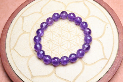 Bracelet Améthyste 8 mm