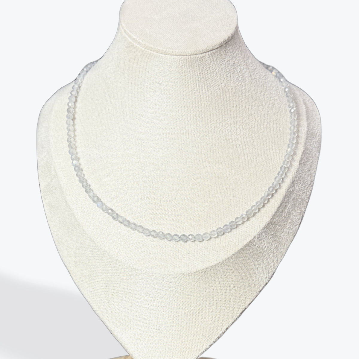 Collier Labradorite facetté – photo 3