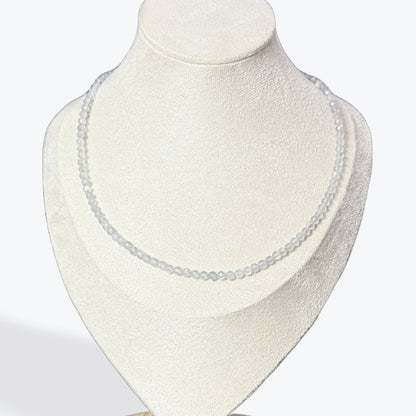 Collier Labradorite facetté – photo 3