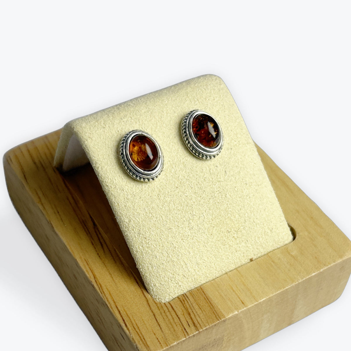 Boucle d'oreilles puce ancien - Argent 925