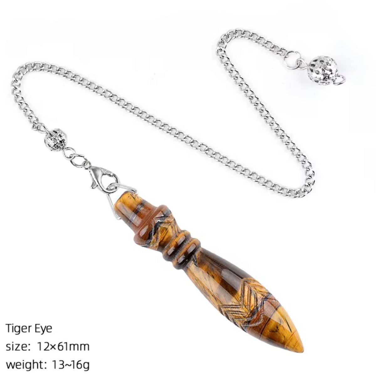 Pendule Égyptien Thot en pierre Naturelle – 12x61 mm