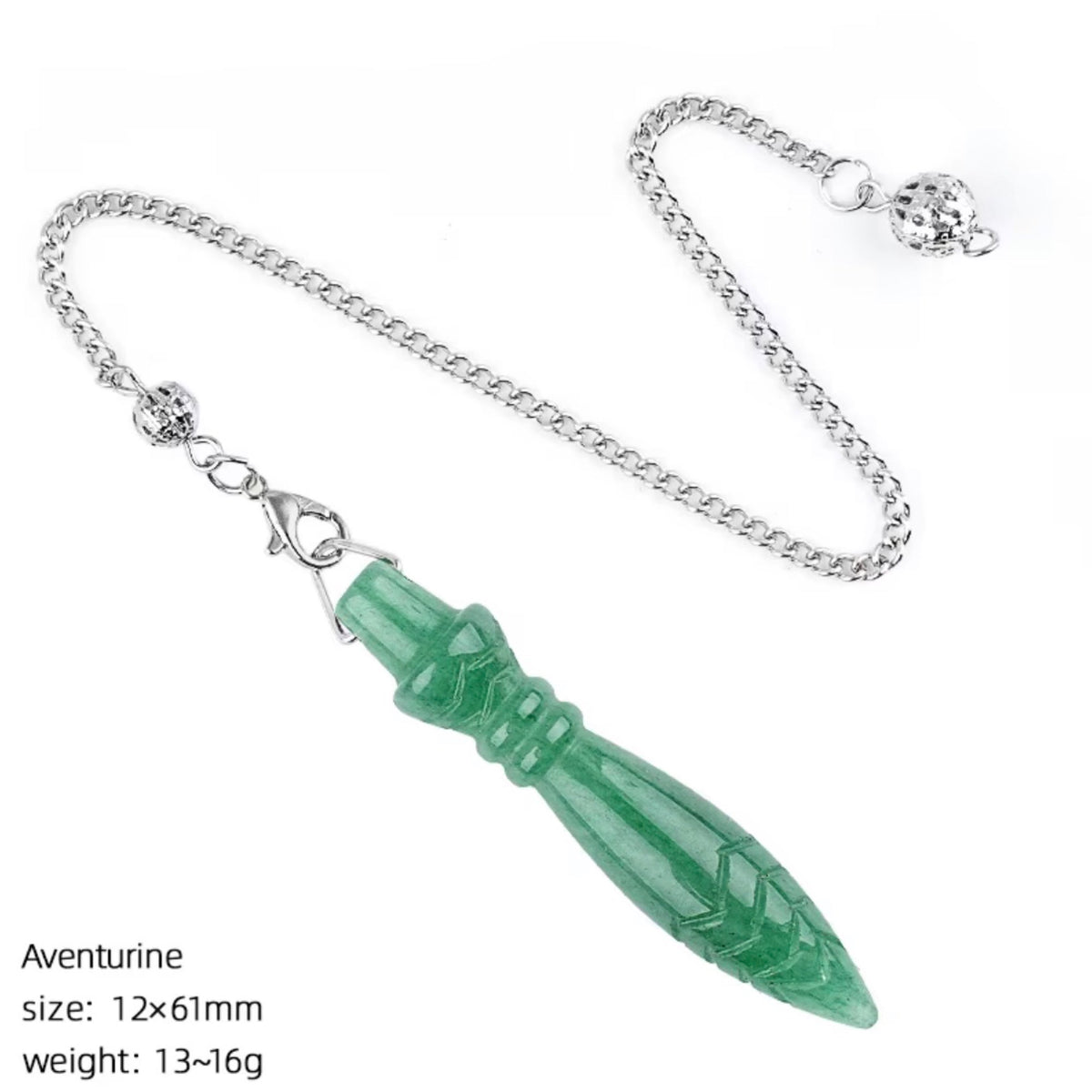 Pendule Égyptien Thot en pierre Naturelle – 12x61 mm