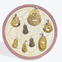 Pendentif Oeil de tigre Bouddha