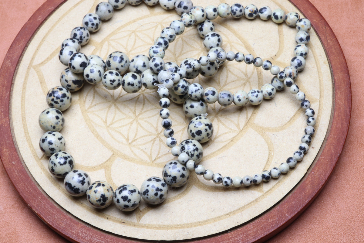 Bracelet Jaspe Dalmatien
