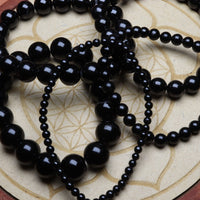 Bracelet Tourmaline Noire perles