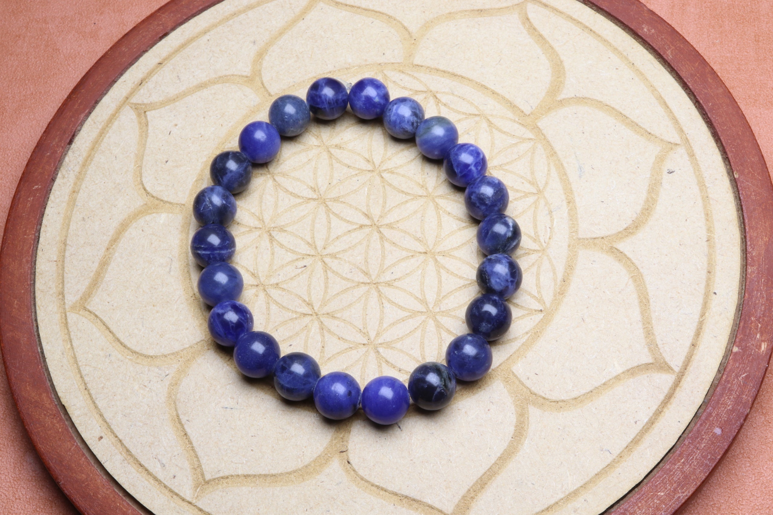 Bracelet en Sodalite - Communication et Sérénité 8mm