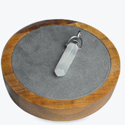pendentif selenite | 5gr 5x1cm