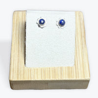 Boucles D’oreilles Lapis Lazuli Puce - 2